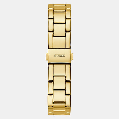 Cosmic Women Quartz Gold Dial Chronograph Stainless Steel Watch GW0465L1
