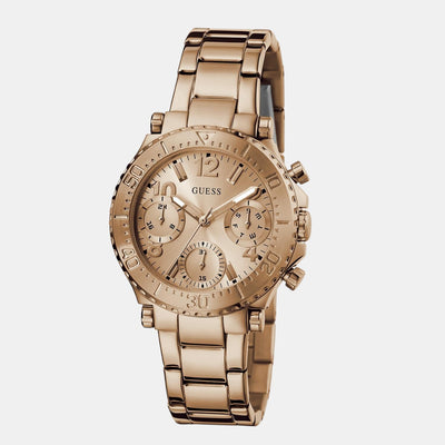 Cosmic Women Quartz Rose Gold Dial Chronograph Stainless Steel Watch GW0465L2