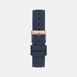 Guess Sport Women Quartz Blue Dial Chronograph Silicone Watch GW0466L2