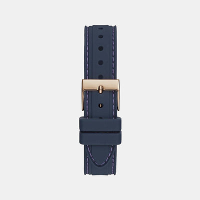 Guess Sport Women Quartz Blue Dial Chronograph Silicone Watch GW0466L2