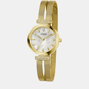 Array Women Quartz Mother Of Pearl Dial Analog Stainless Steel Watch GW0471L2