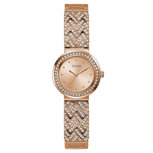 Guess Treasure Rose Gold Dial Women 26mm