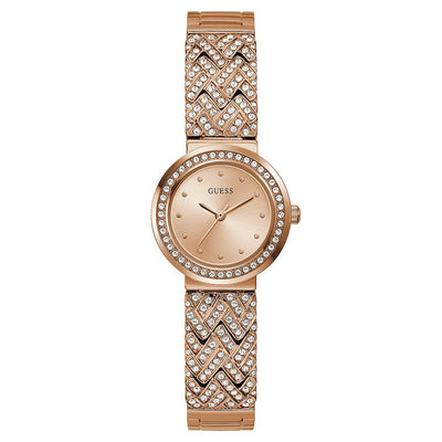 Guess Treasure Rose Gold Dial Women 26mm