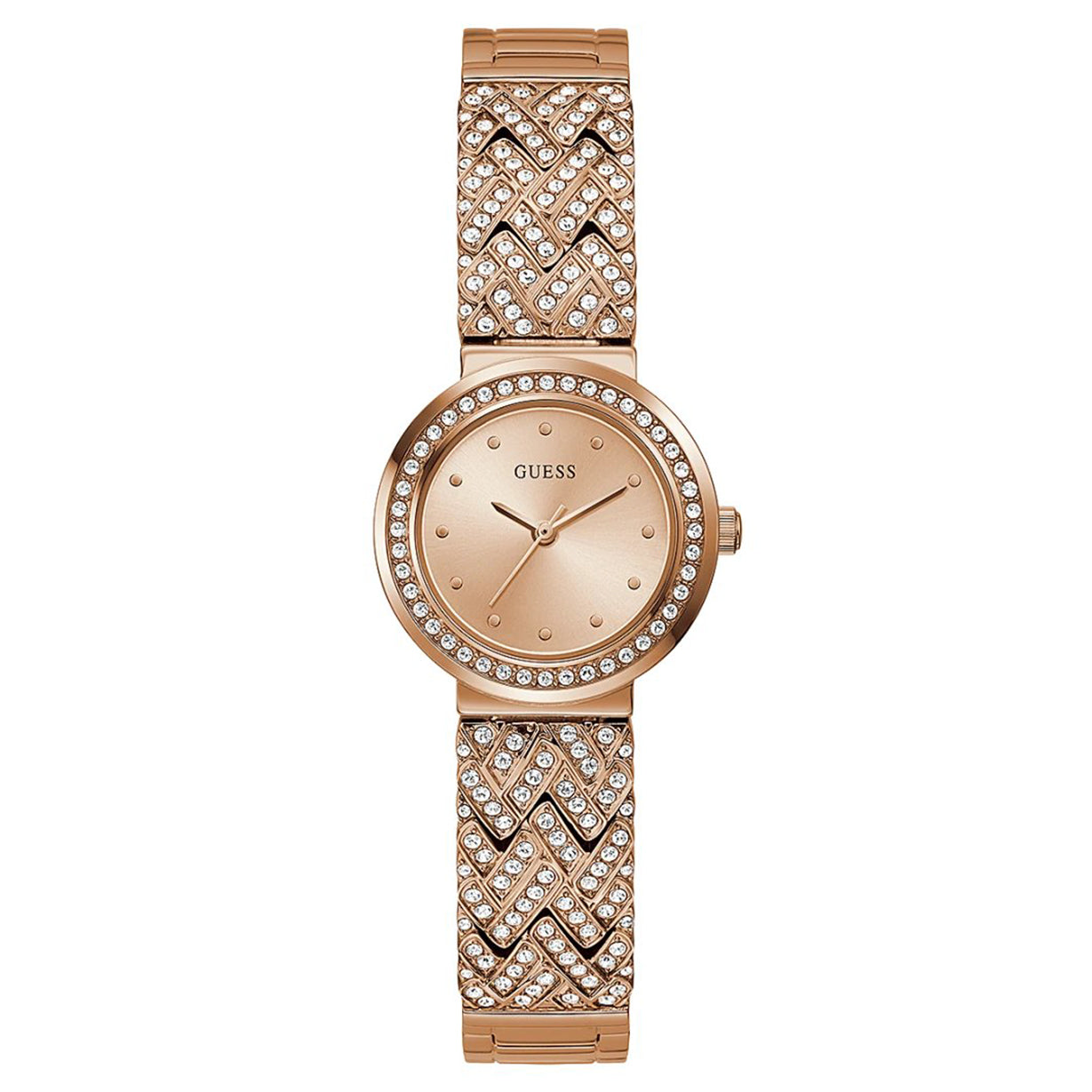 Guess Treasure Rose Gold Dial Women 26mm