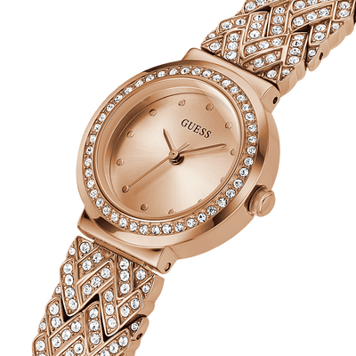 Guess Treasure Rose Gold Dial Women 26mm