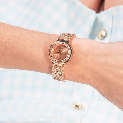 Guess Treasure Rose Gold Dial Women 26mm