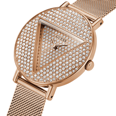 Guess Iconic Rose Gold Dial Women 36mm