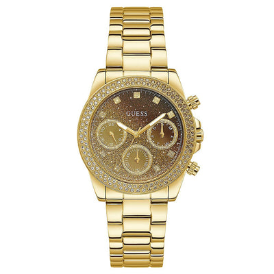 Guess Sol Gold Dial Women 22mm