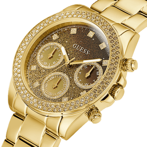 Guess Sol Gold Dial Women 22mm