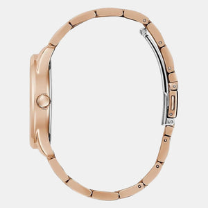 Emblem Women Quartz Rose Gold Dial Analog Stainless Steel Watch GW0485L2