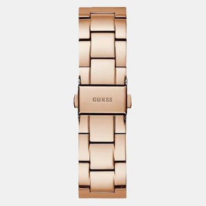 Emblem Women Quartz Rose Gold Dial Analog Stainless Steel Watch GW0485L2
