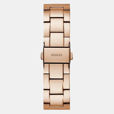 Emblem Women Quartz Rose Gold Dial Analog Stainless Steel Watch GW0485L2