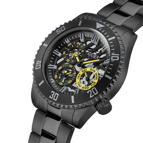 Guess Axle Black Dial Men 45mm GW0488G3