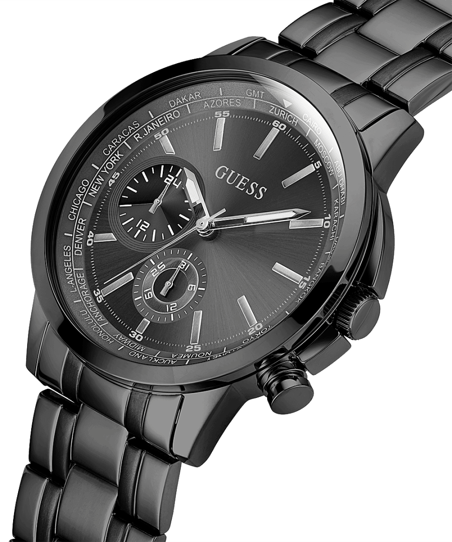 Guess Spec Black Dial Men 44mm