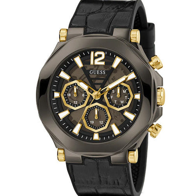 Guess Edge Black Dial Men 46mm GW0492G1