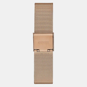 Fame Women Quartz Gold Dial Analog Stainless Steel Watch GW0508L3