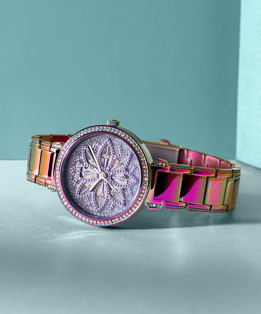 Guess Iridescent Green Dial Women 36mm