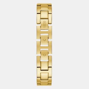 G Cluster Women Quartz Beige Dial Analog Stainless Steel Watch GW0545L2
