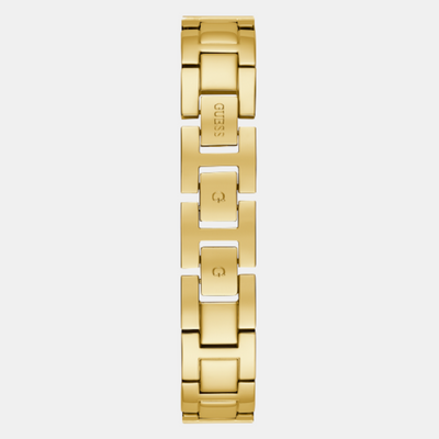 G Cluster Women Quartz Beige Dial Analog Stainless Steel Watch GW0545L2