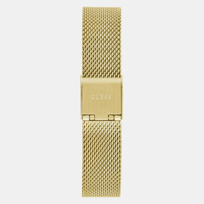 Dream Women Quartz Champagne Dial Analog Mesh Watch GW0550L2