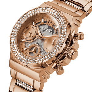 Guess Fusion Rose Gold Dial Women 34mm