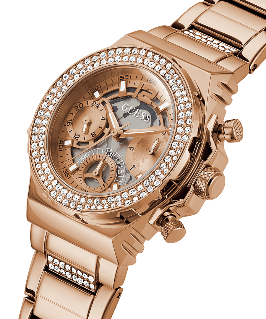 Guess Fusion Rose Gold Dial Women 34mm