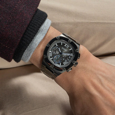 Guess Headline Gunmetal Dial Men 42mm GW0572G5