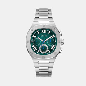 Headline Men Quartz Green Dial Chronograph Stainless Steel Watch GW0572G6
