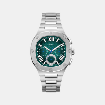 Headline Men Quartz Green Dial Chronograph Stainless Steel Watch GW0572G6