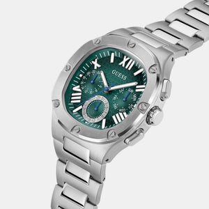 Headline Men Quartz Green Dial Chronograph Stainless Steel Watch GW0572G6