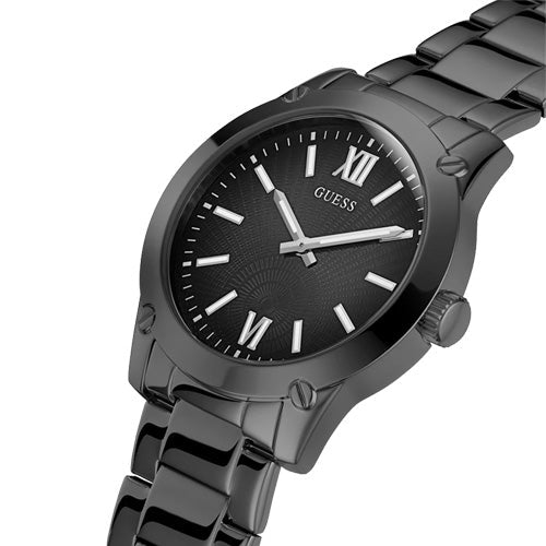 Guess Crescent Black Dial Men 44mm GW0574G3