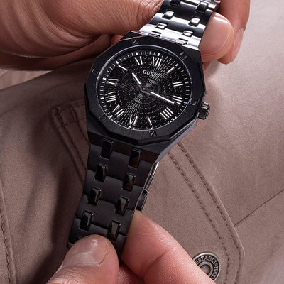 Guess Asset Black Dial Men 42.5mm