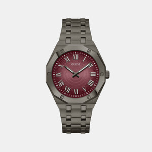 Asset Men Quartz Purple Dial Analog Stainless Steel Watch GW0575G5