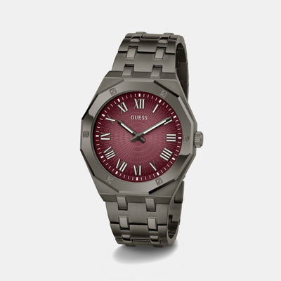 Asset Men Quartz Purple Dial Analog Stainless Steel Watch GW0575G5