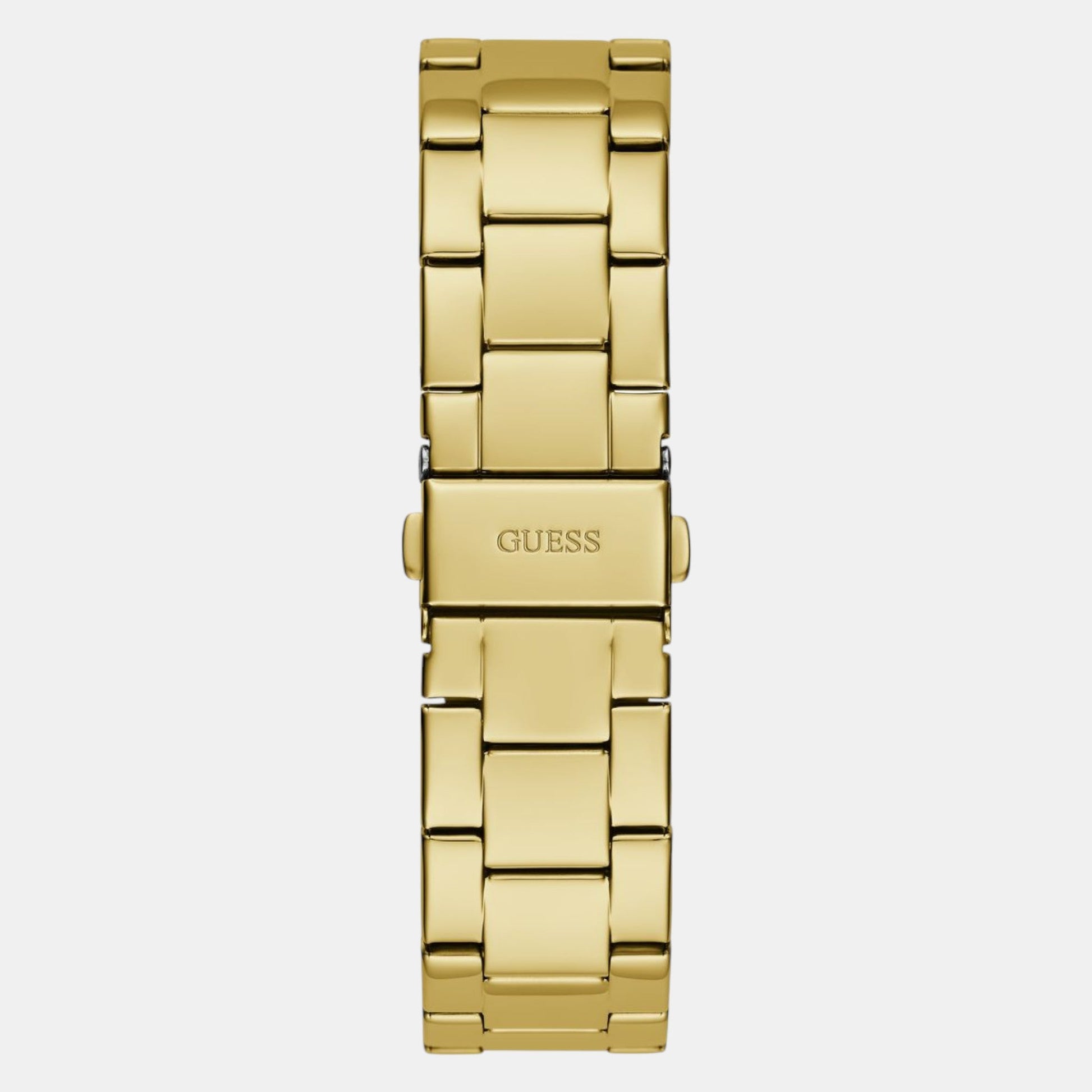Cubed Women Quartz Champagne Dial Analog Stainless Steel Watch GW0606L2