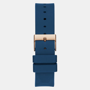 Guess Sport Women Quartz Blue Dial Analog Silicone Watch GW0617L3