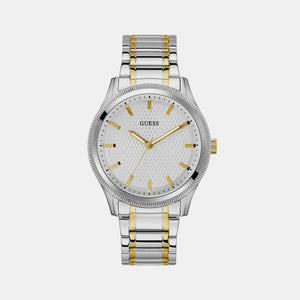 Dex Men Quartz Silver Dial Analog Stainless Steel Watch GW0626G4