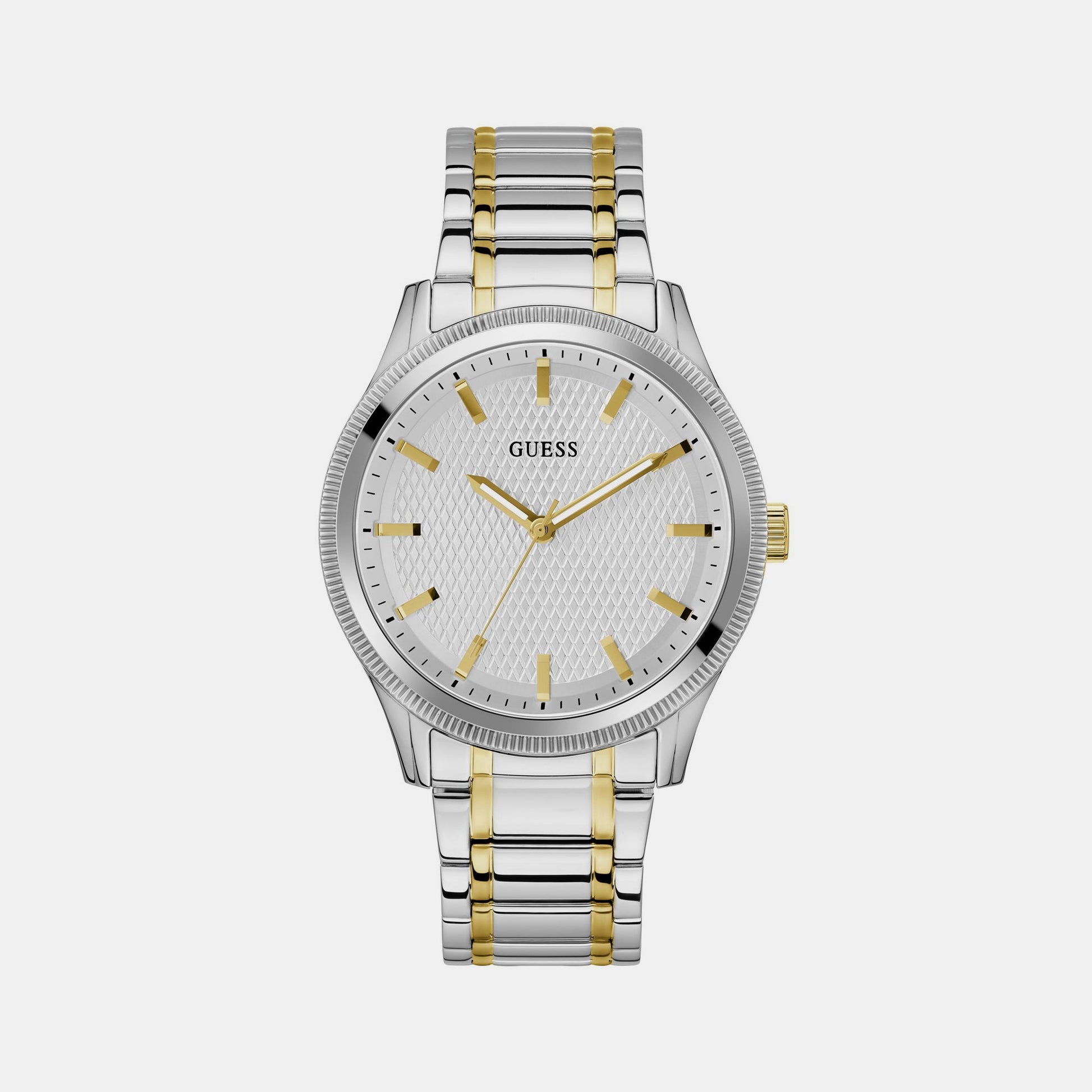 Dex Men Quartz Silver Dial Analog Stainless Steel Watch GW0626G4