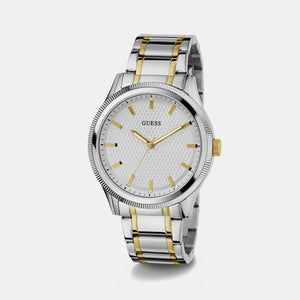 Dex Men Quartz Silver Dial Analog Stainless Steel Watch GW0626G4