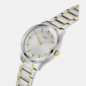 Dex Men Quartz Silver Dial Analog Stainless Steel Watch GW0626G4