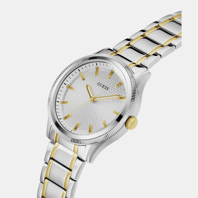 Dex Men Quartz Silver Dial Analog Stainless Steel Watch GW0626G4