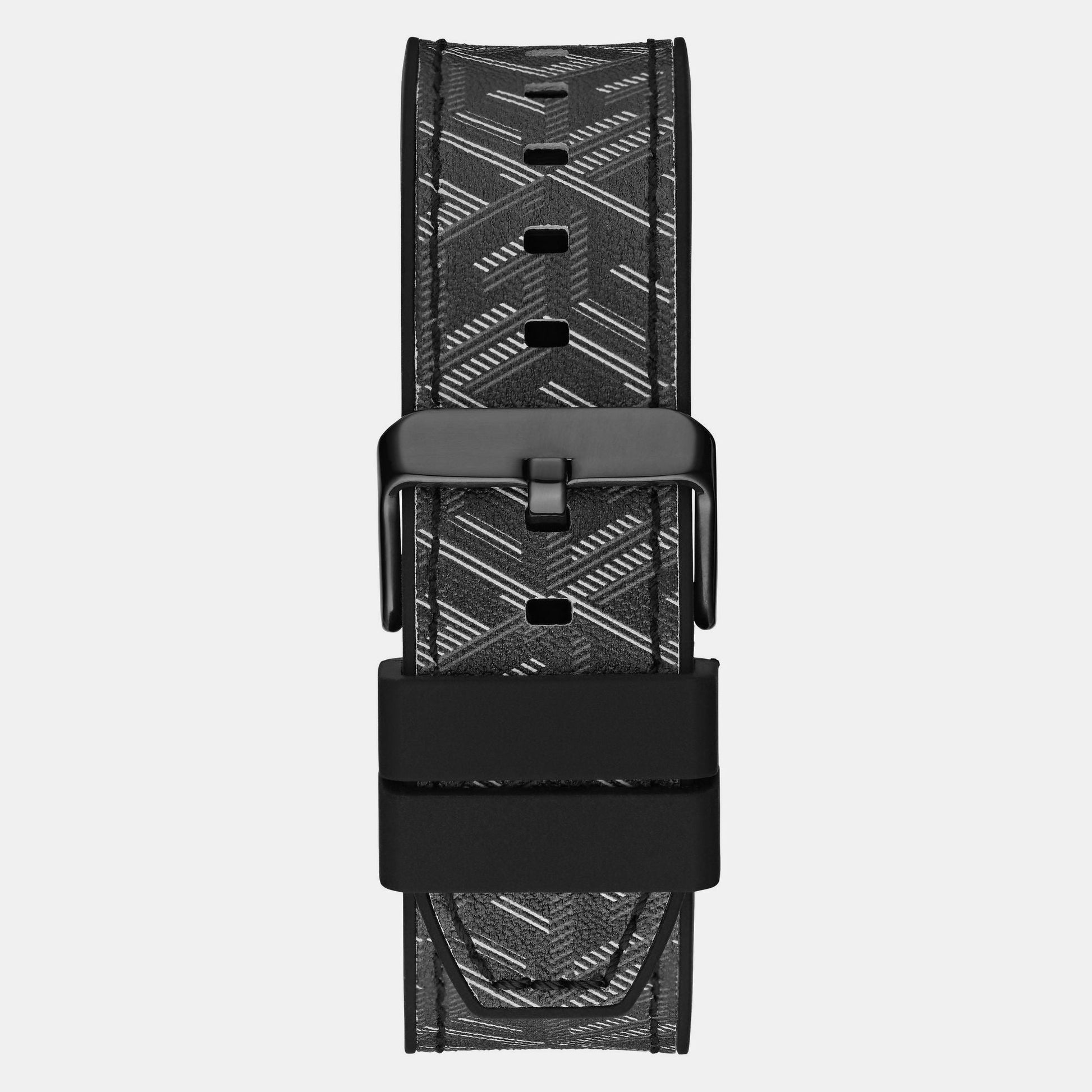 Falcon Men Quartz Black Dial Chronograph Leather Watch GW0645G2