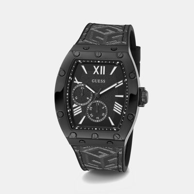 Falcon Men Quartz Black Dial Chronograph Leather Watch GW0645G2