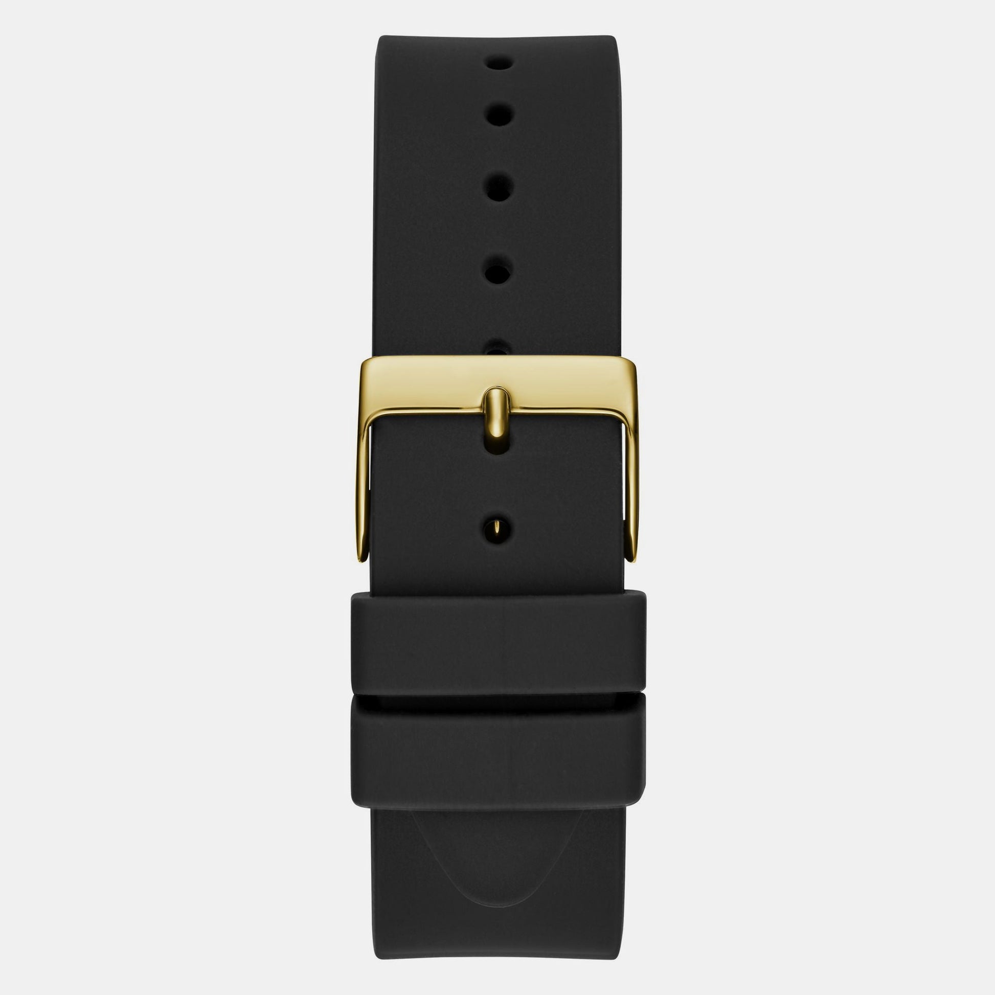 Cubed Women Quartz Champagne Dial Analog Silicone Watch GW0665L1