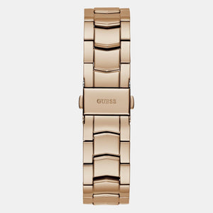 Dress Women Quartz Rose Gold Dial Multi-Function Stainless Steel Watch GW0685L3