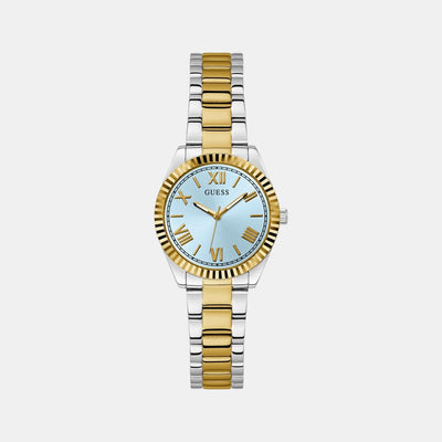 Guess Dress Women Quartz Blue Dial Analog Stainless Steel Watch GW0687L4