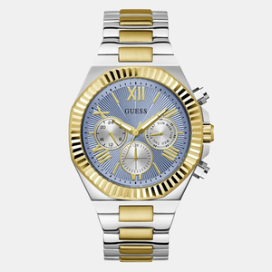 Guess Dress Men Quartz Blue Dial Chronograph Stainless Steel Watch GW0703G3
