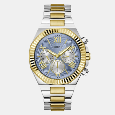 Guess Dress Men Quartz Blue Dial Chronograph Stainless Steel Watch GW0703G3