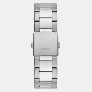 Dress Men Quartz Navy Blue Dial Multi-Function Stainless Steel Watch GW0707G1