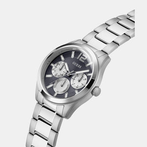 Dress Men Quartz Navy Blue Dial Multi-Function Stainless Steel Watch GW0707G1